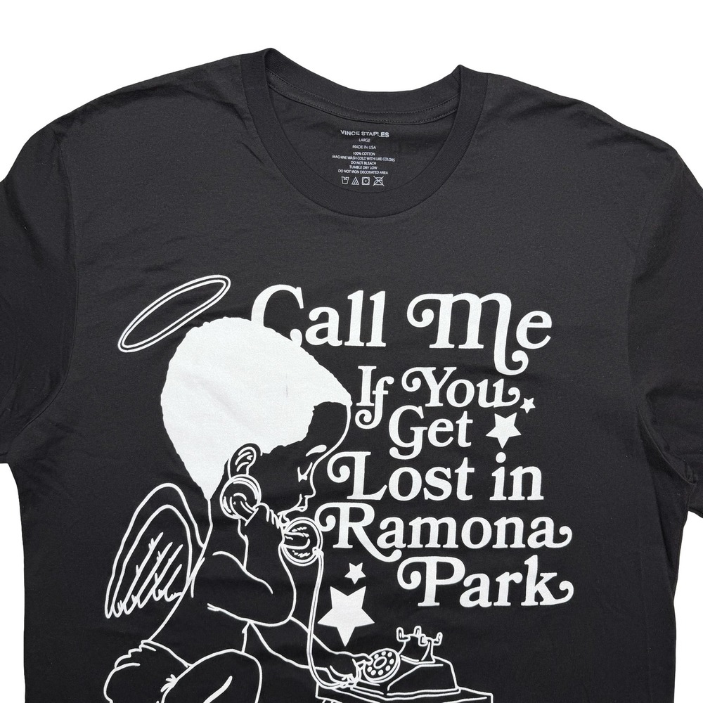 Vince Staples x Call Me If‎ You Get Lost In Ramona Park concert tour shirt
